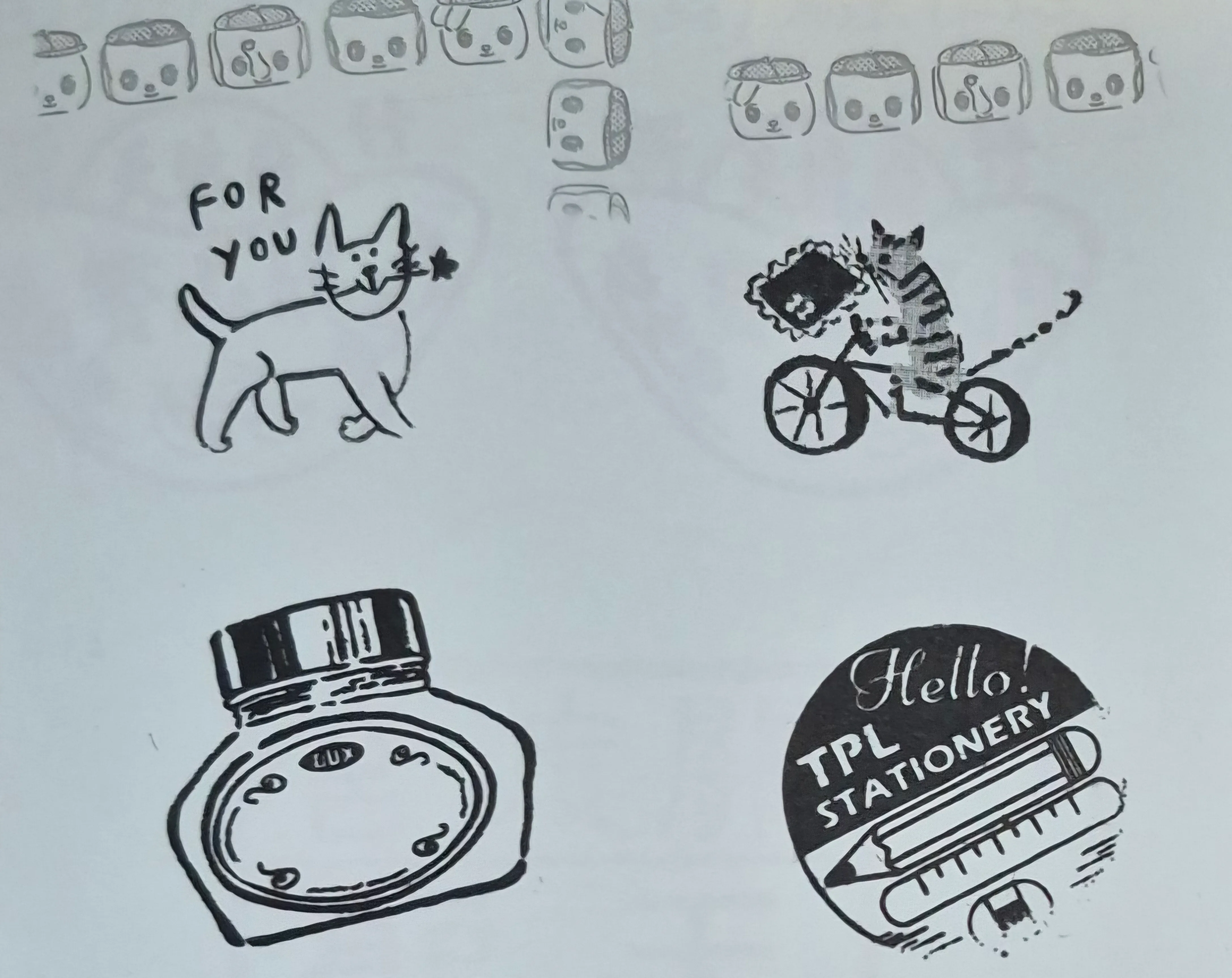 茶筆巷文具集章-台中市集章