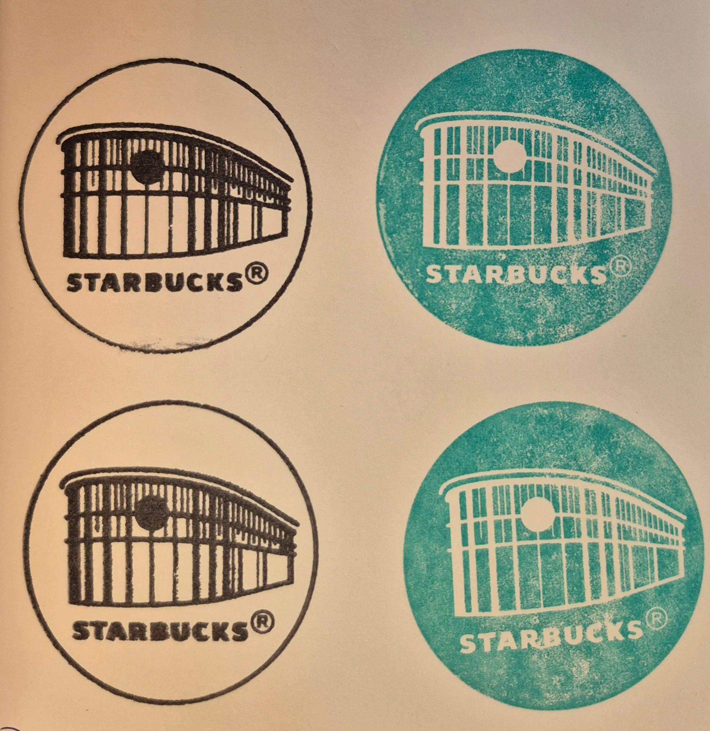 星巴克內埔店集章